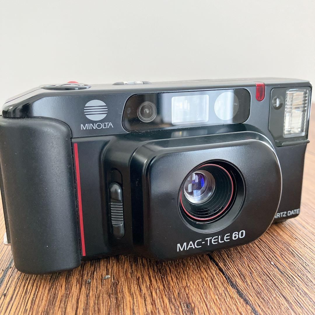 【整備済　美品】ミノルタ Mac-Tele 60 QD フィルムカメラ MINOLTA MAC-TELE 60 ミノルタ フィルムカメラ 動作確認済 - メルカリ