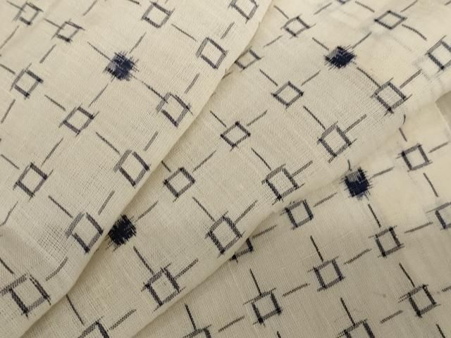 平和屋着物＊夏物　紗紬　格子　正絹　逸品　AABB5949st 平和屋着物＊夏物 紗紬 格子 正絹 逸品 AABB5949st