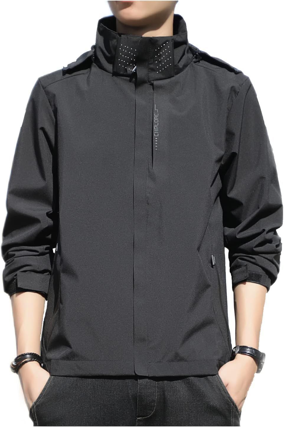 メンズ ジャケット マウンテンパーカー ブルゾン ジャンパー ライトアウター 大きいサイズアウトドア 防風 ウインドブレーカー 防寒 防水 軽量 [uptoyou] カジュアル秋服 春服