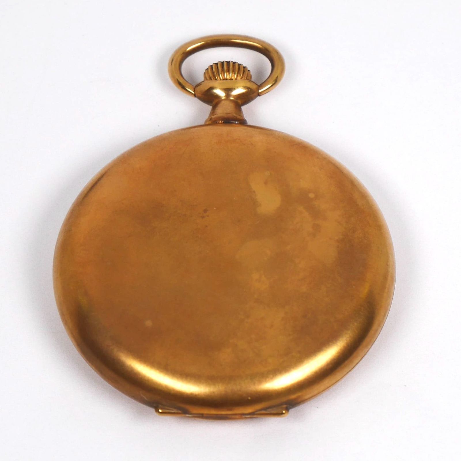 no18 不動品 【稀少 K18無垢】JUVENIA ジュベニア 15石 懐中時計