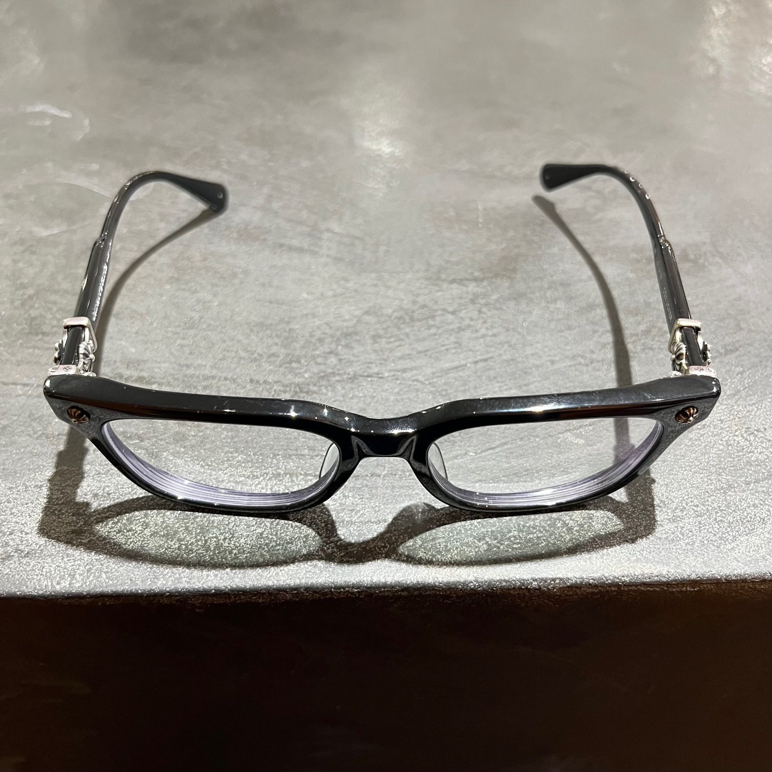 定価152900円 国内正規 美品 CHROME HEARTS COX UCKER クロス 眼鏡