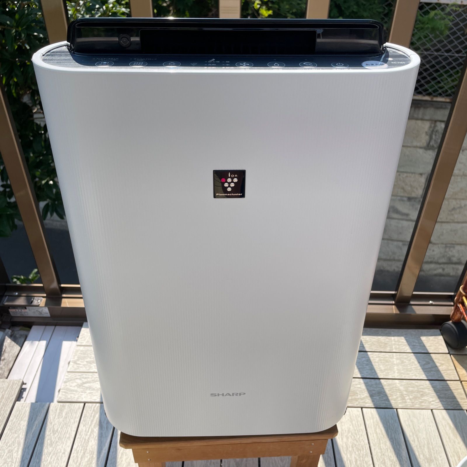 SHARP 空気清浄機/加湿器 HC-H50-W ホワイト美品 2020年製 SHARP KC-H50-W 2018年製 空気清浄機 加湿器 - メルカリ
