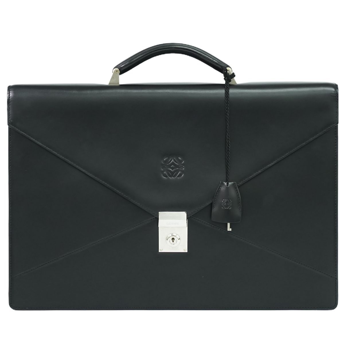 本物 ロエベ LOEWE アナグラム ビジネスバッグ ブリーフケース