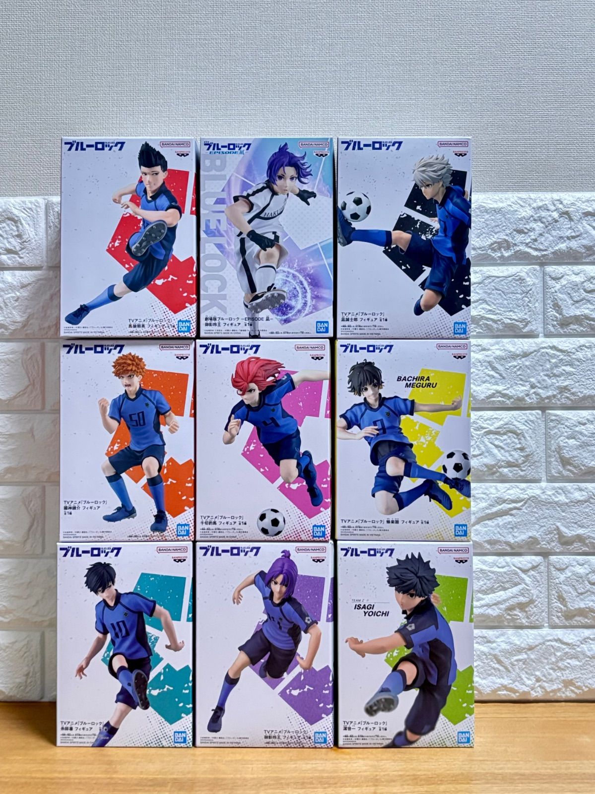 ブルーロック フィギュア 潔世一 蜂楽廻 千切豹馬 國神錬介 凪誠士郎 御影玲王 糸師凛 馬狼照英 EPISODE凪