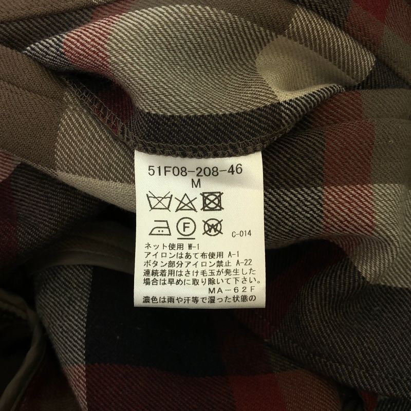 中古】BLACK LABEL CRESTBRIDGE ダブルフェイス チェックステンカラー