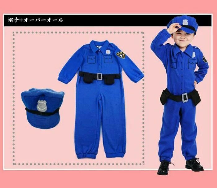 ハロウィン 衣装 キッズ 警察 警察官 ベビー 赤ちゃん 子供 男の子 ボーイ ハロウィン 仮装 舞台 ステージ コスチューム パーティー イベン