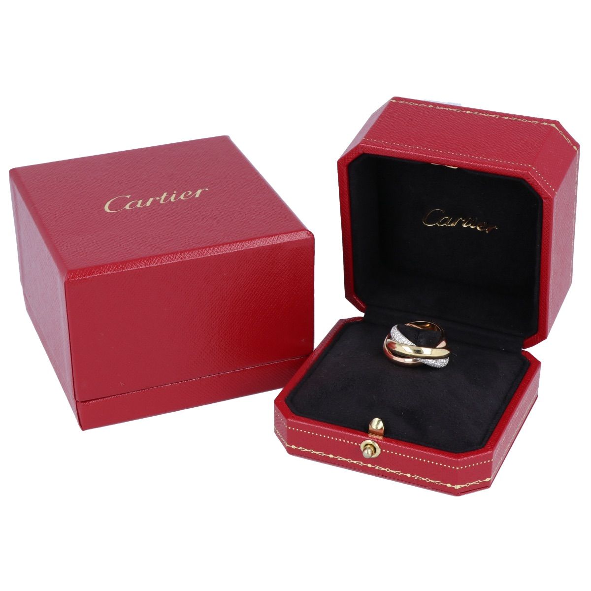 Cartier】 カルティエ トリニティ リング K18YG イエローゴールド 