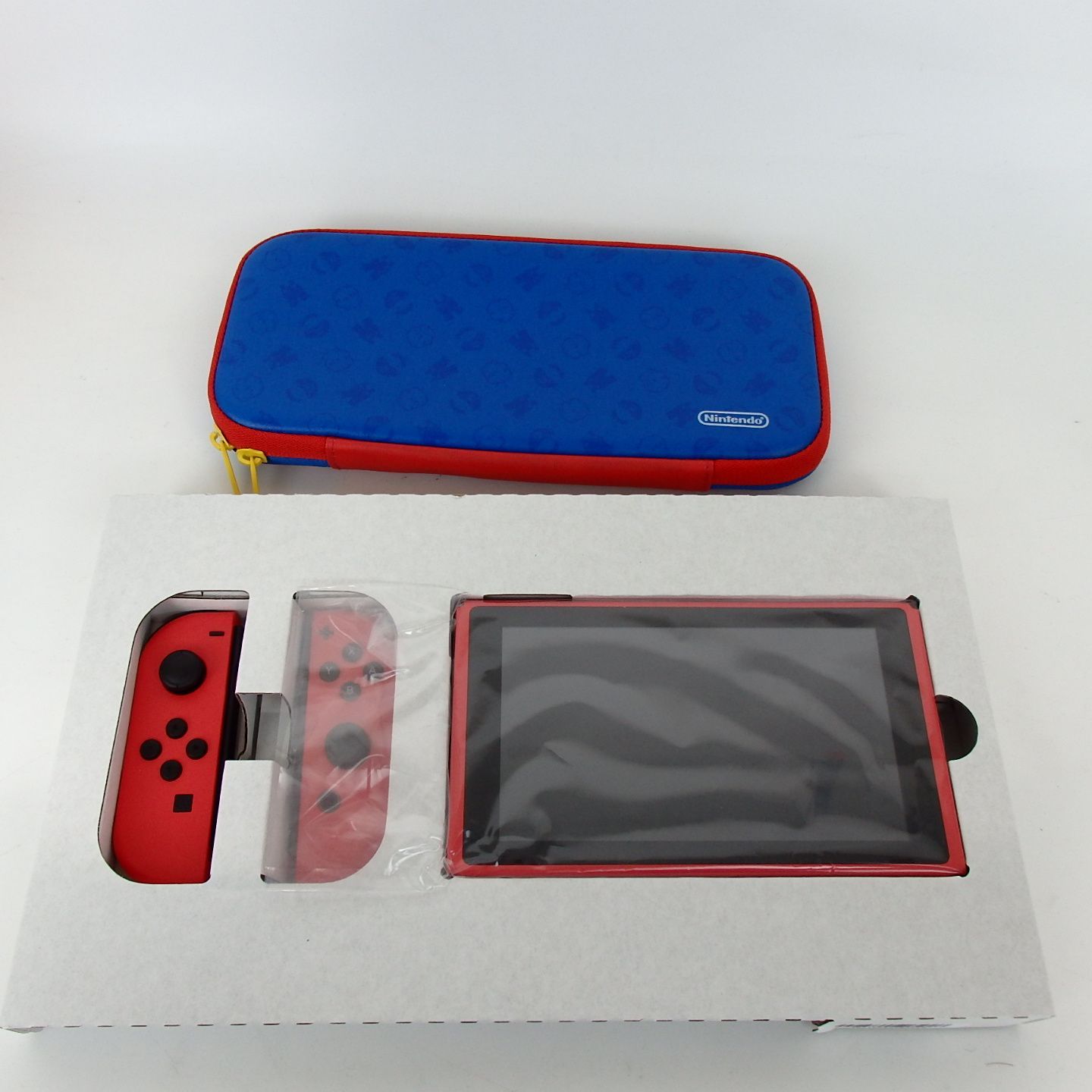 極美品 Nintendo Switch ニンテンドースイッチ マリオレッドブルー 
