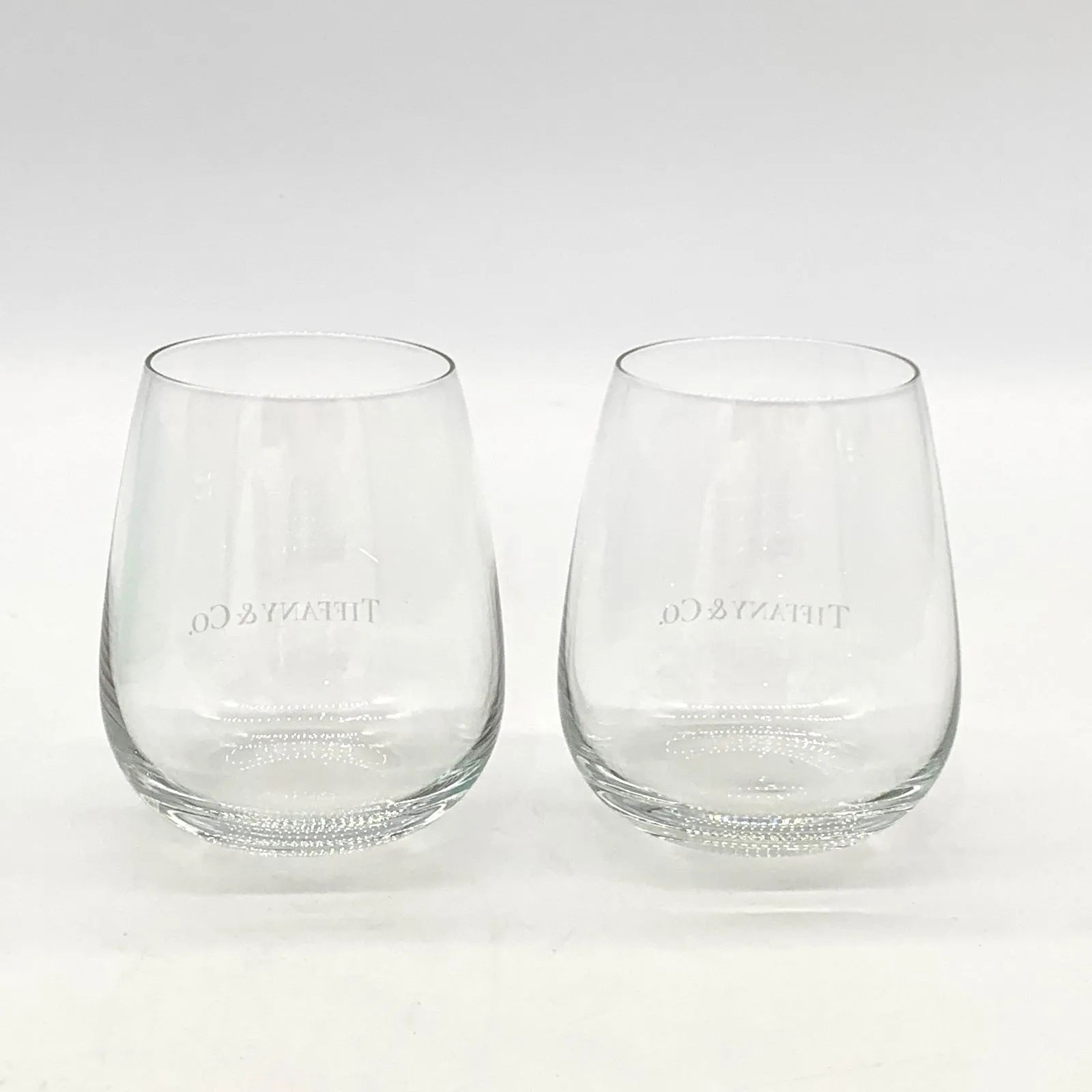 ▽【美品】TIFFANY&Co./ティファニー タンブラー セット ロゴ ペア 2点 