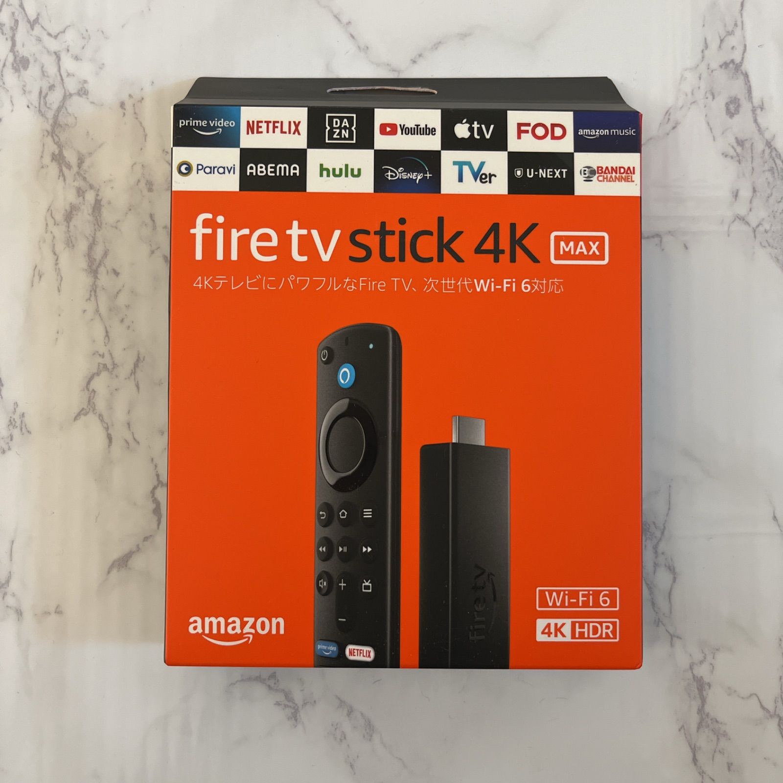 fire tv stick 4K MAX 新品未使用 Amazon - メルカリ