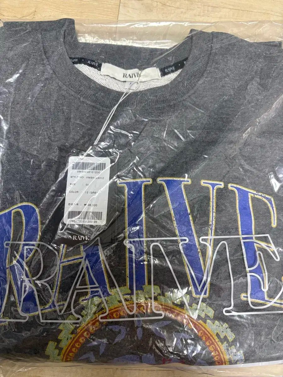 レイヴ RAIVE スウェットシャツ グレー VW2AE331-12