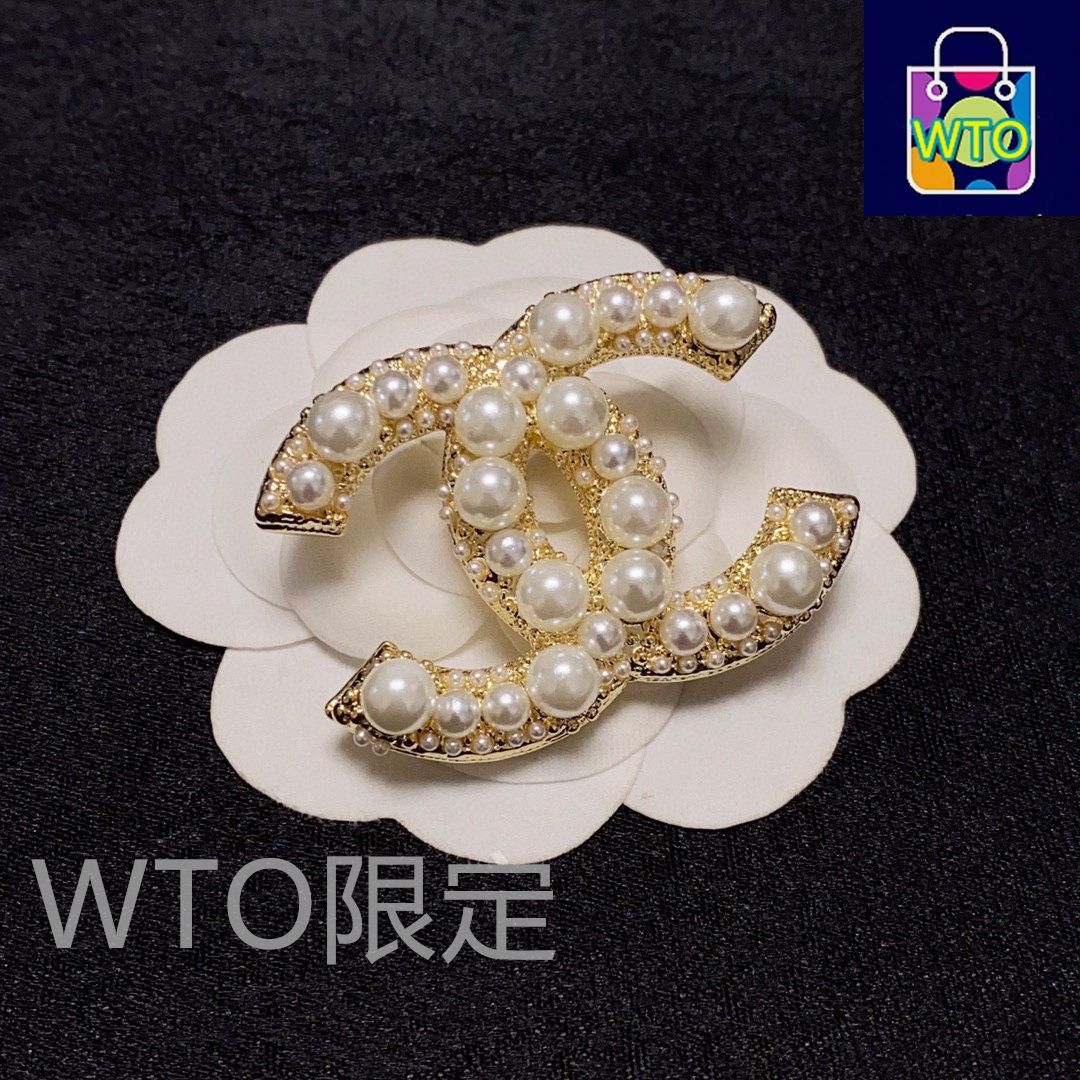今日特価】CHANEL 新作 パールブローチ（ブランド直送同期入荷