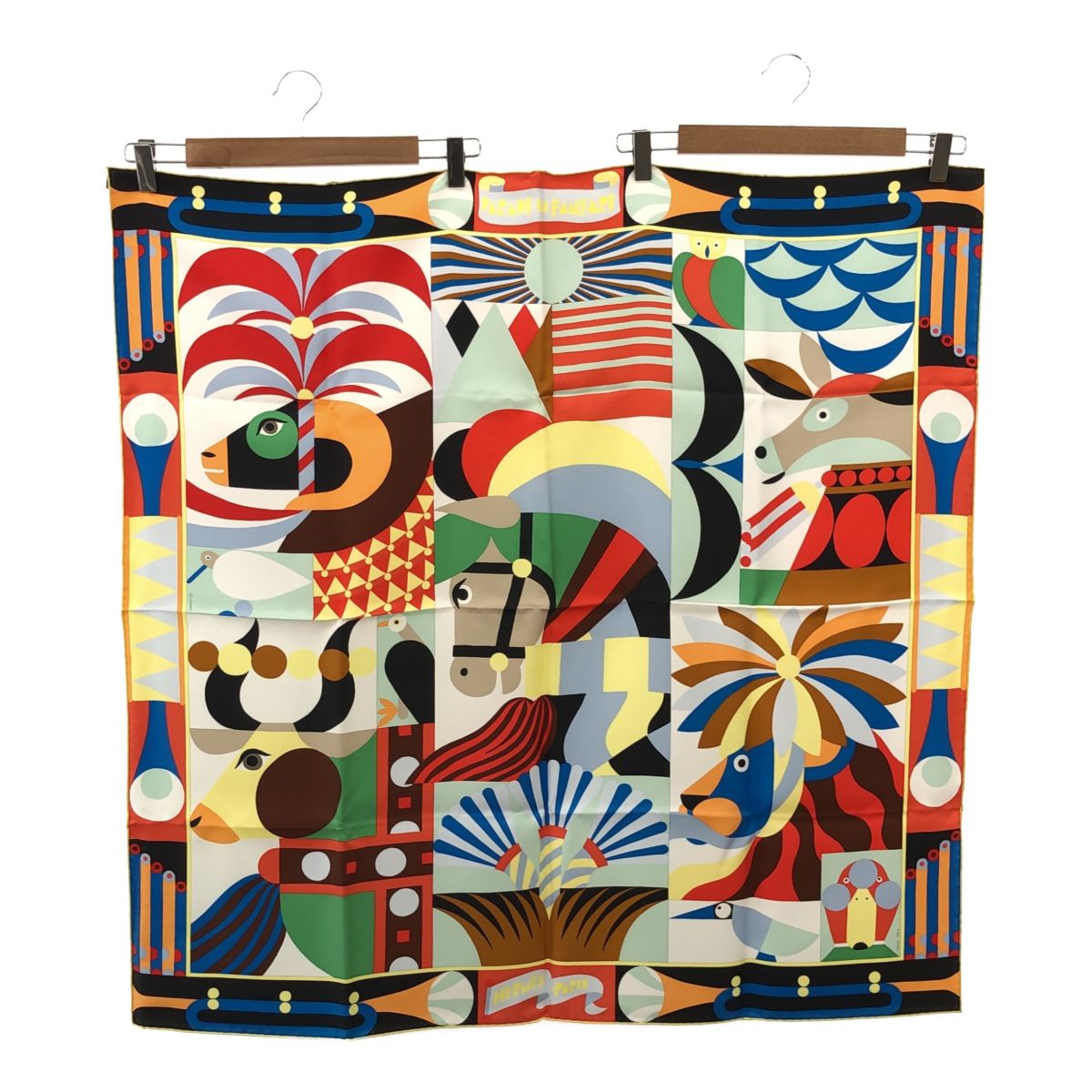HERMES エルメス スカーフ カレ90 ”PARADE EN FANFARE” パラード・アン