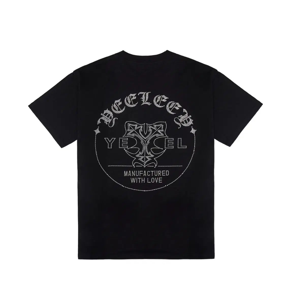 ジェル キュービック ロゴ オーバーサイズ Tシャツ 黒