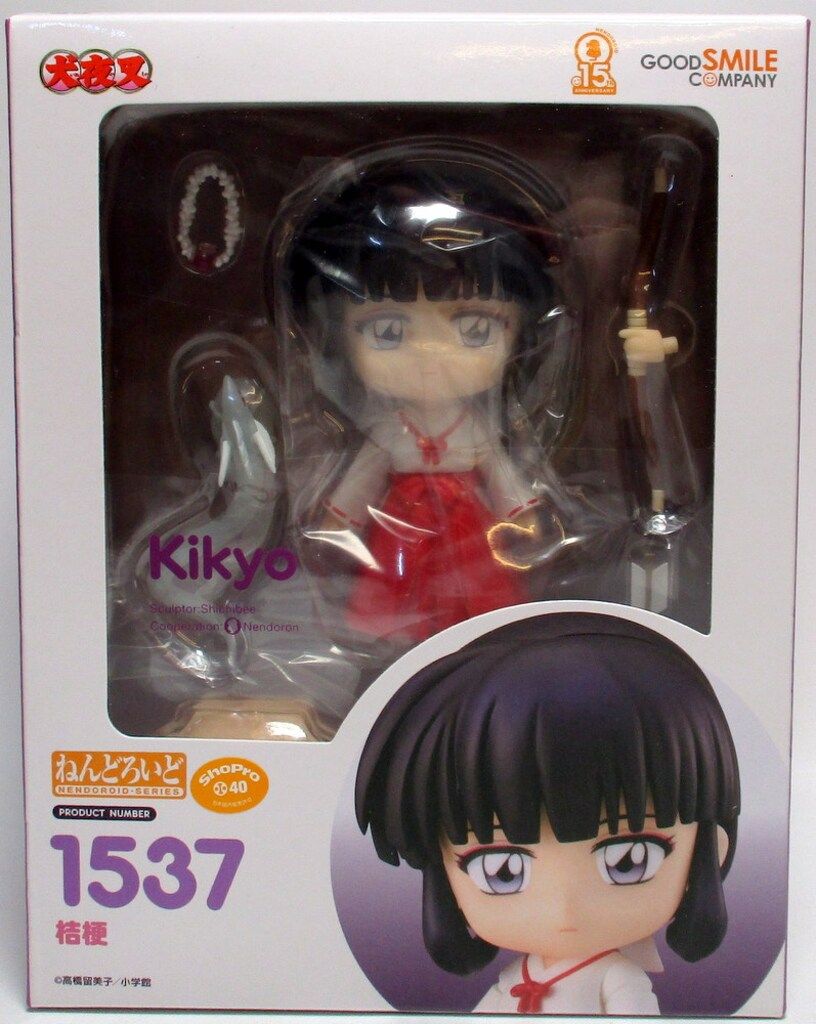 goodsmile good smile nendoroid 黏土人no.1537 犬夜叉桔梗kikyo 同系列殺生丸, 興趣及遊戲, 玩具&  遊戲類- Carousell ねんどろいど桔梗　1537