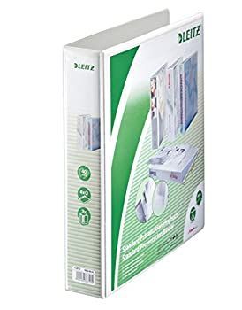Leitz 4リング 2.5インチ A4サイズ ヨーロピアンビューバインダー ホワイト 4286