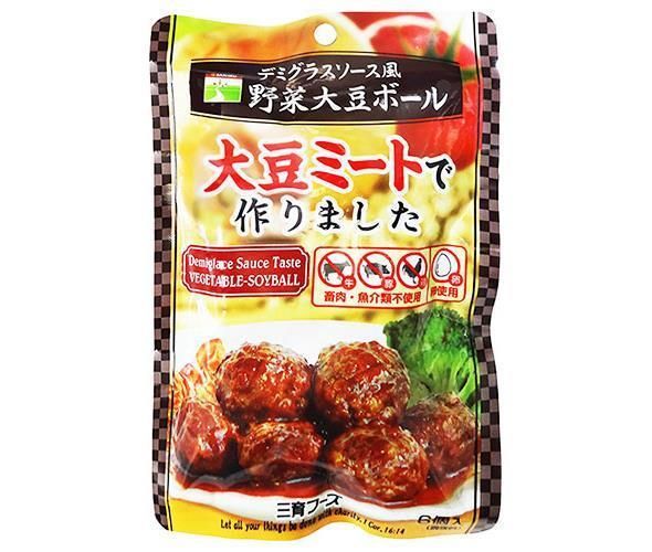 三育フーズ デミグラス風野菜大豆ボール 100g×15袋入× 2ケース ｜ 一般食品 大豆ミートボール 惣菜