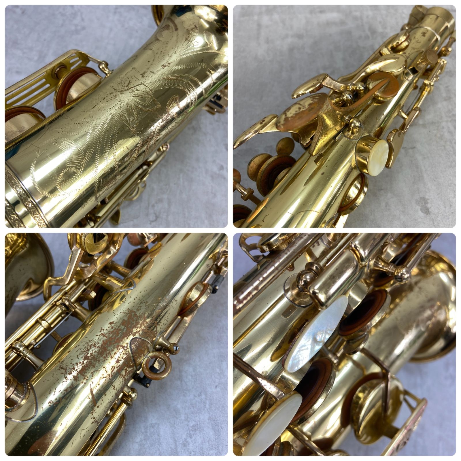 YAMAHA　ヤマハ　YAS-61　アルトサックス ALTO　SAXPHONE 管楽器　Jガード　ゴールドラッカー　ビンテージ　マウスピース　ハードケース