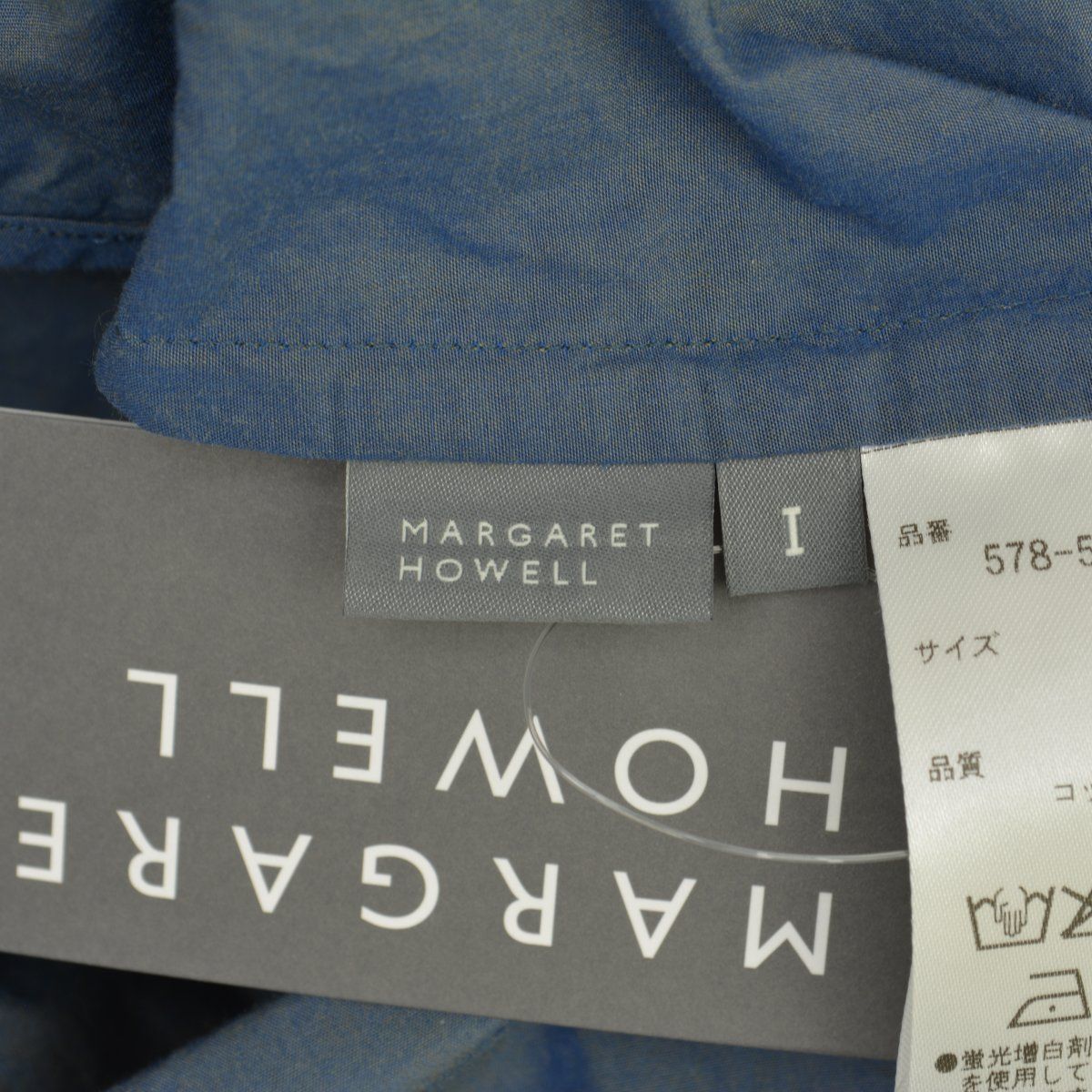 MARGARETHOWELL】25AW 5785256201 COTTON CHAMBRAY DRESS ロング  