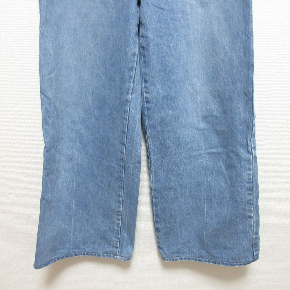 美品 24AW yori ヨリ Jane ワイドデニムパンツ YR22-24185AW サイズ36