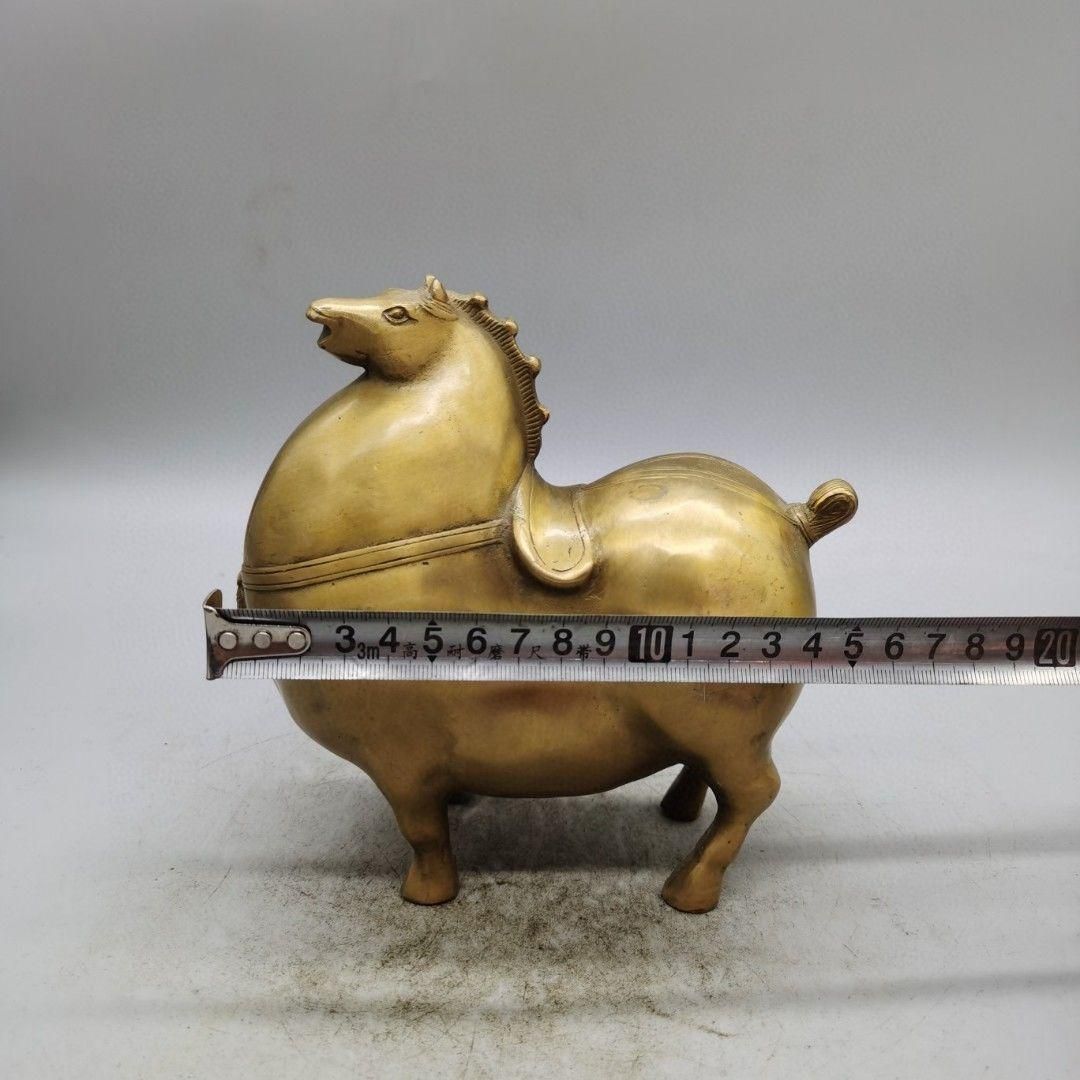 銅細工 小唐馬 置物 馬 装飾品 工芸品 美術品 置物 - メルカリ