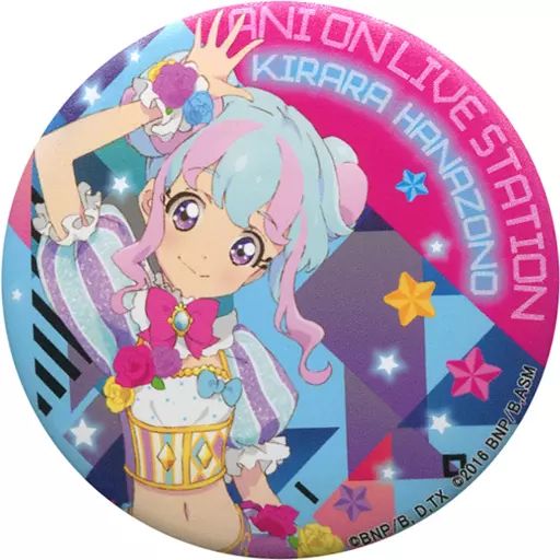 アイカツスターズ アニONマグバッジ 花園きらら 花園きらら アイカツスターズ アニON マグバッジ