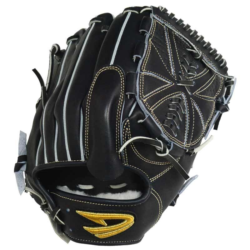 ディークエスト D-Quest 硬式用グラブ Xover JT クロスオーバー 投手用 グラブ袋付き 野球 硬式 グラブ グローブ ネイビー ピッチャー 25AW XOJ-112 Nブラック
