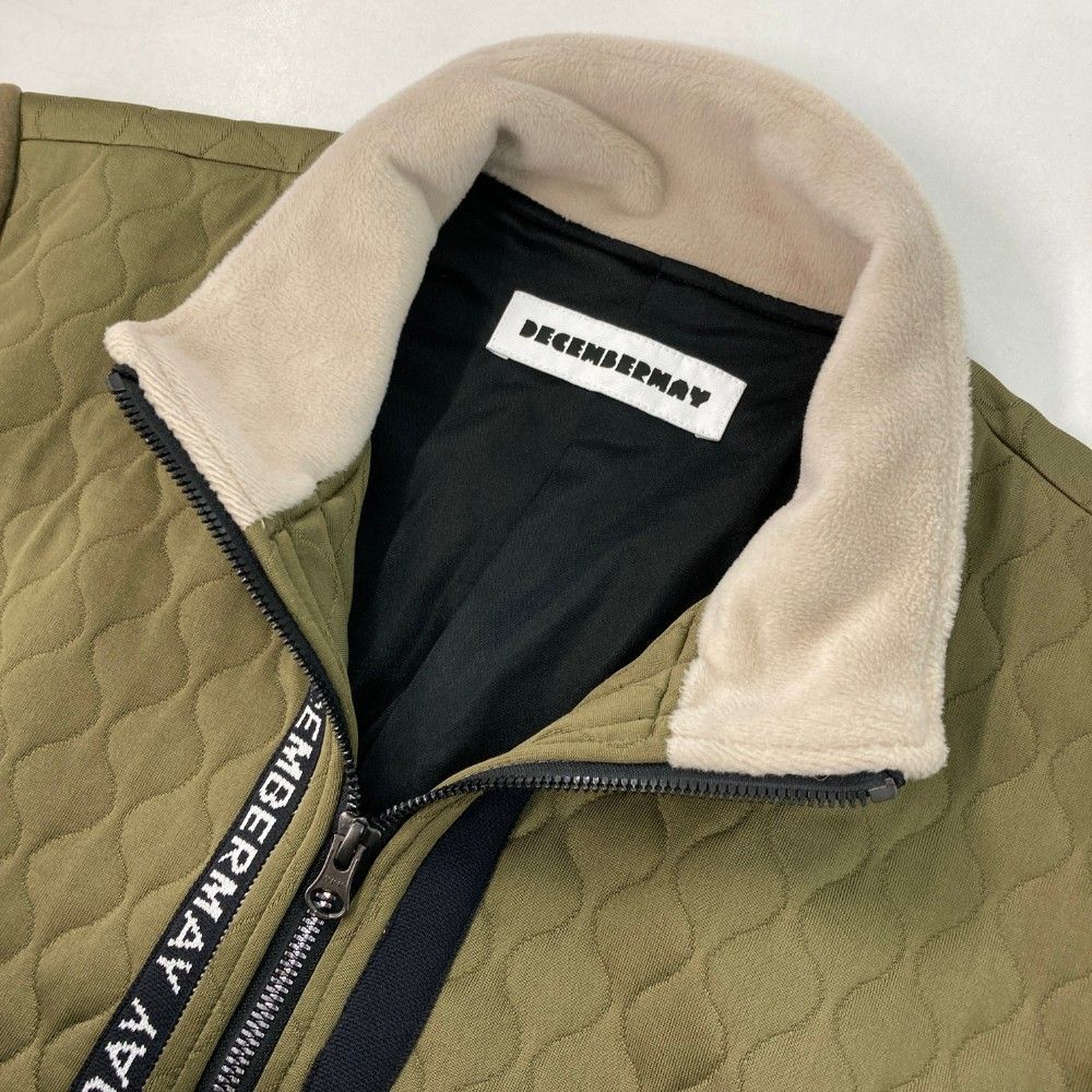 スペシャルオファ サイズ：XL DECEMBERMAY ディセンバーメイ 裏起毛 切替ジップ ウエア