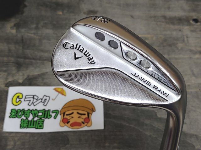 狭山■【中古】 ウェッジ キャロウェイ JAWS RAW CHROME 58-12W DG(JP) S200 58[8890]