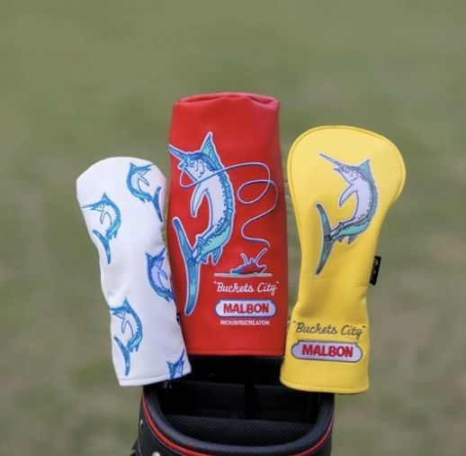シーズン新製品3点セット】かわいいMalbon Golfマルボンゴルフカバー