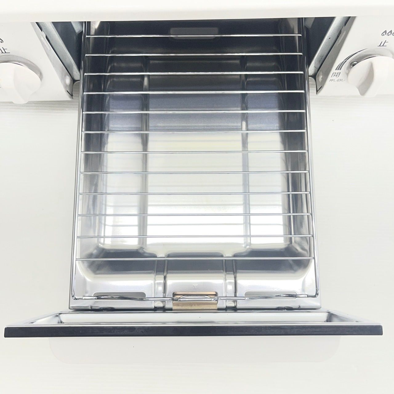 パロマ ガスコンロ IC-S37KSH-R 2019年製 LPガス用 Paloma 2口コンロ グリル ホワイト 白 プロパン