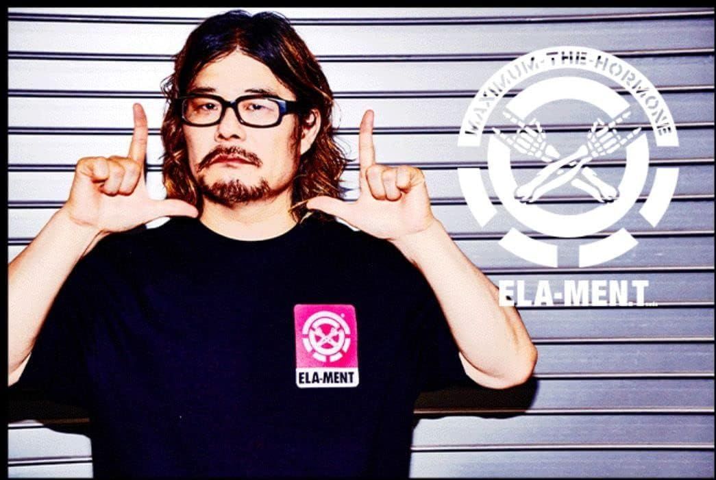  マキシマムザホルモン グッズ ELA MEN Tsuda エラメン津田 Tシャツ 黒 L その他 美術品 アンティーク コレクション