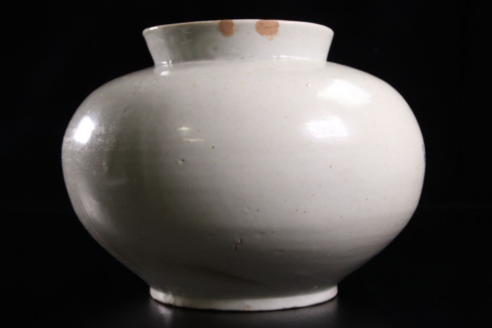 李朝時代 白磁製 壷 24.5cm 花瓶 朝鮮古陶唐物 骨董 古美術 楾