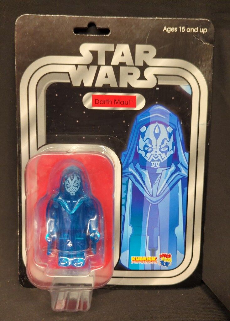 MEDICOMTOY KUBRICK DARTH MAUL (Hologram) EXHIBITION 2012 100%