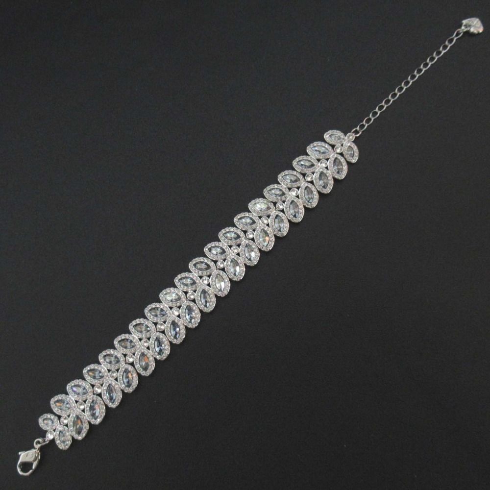 未使用 SWAROVSKI スワロフスキー Baron リーフモチーフ クリスタル 