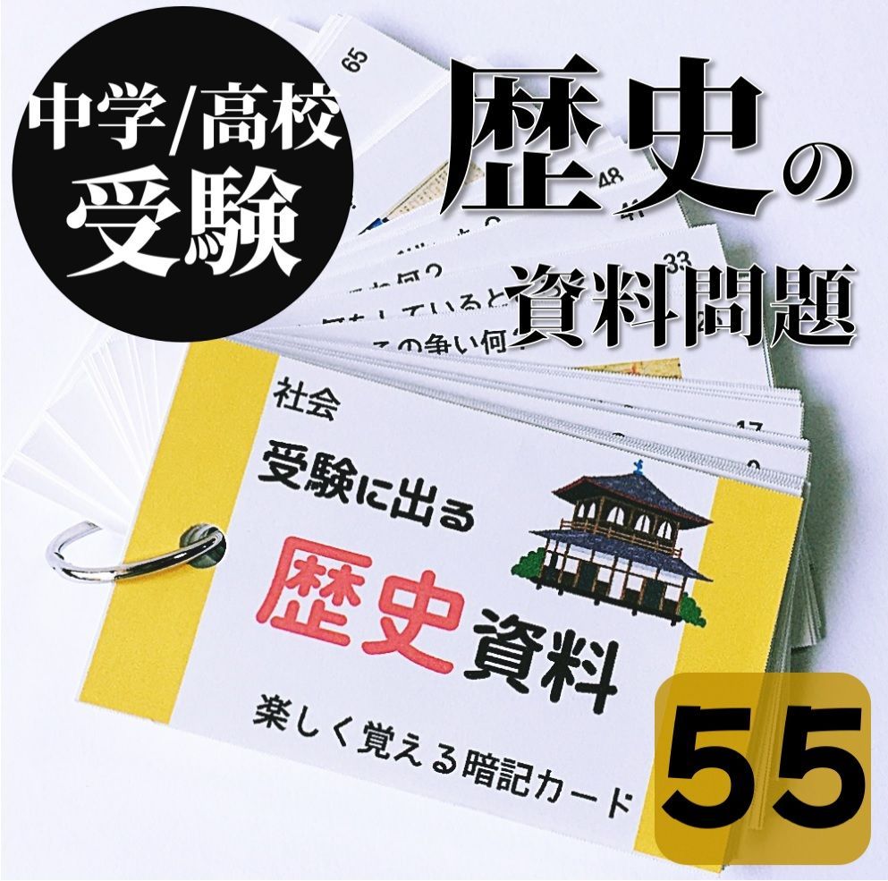 ○【055】受験によく出る歴史の資料問題 中学受験 中学入試 高校受験 高校入試 問題集 - メルカリ