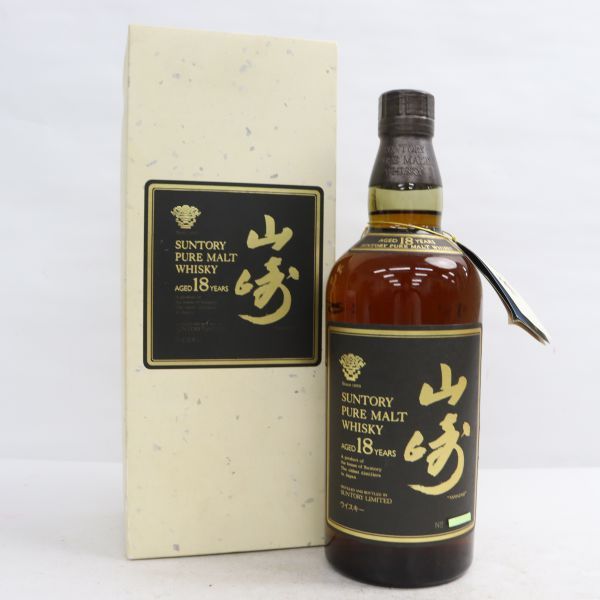 SUNTORY（サントリー）山崎 18年 ピュアモルト 旧 43％ 750ml