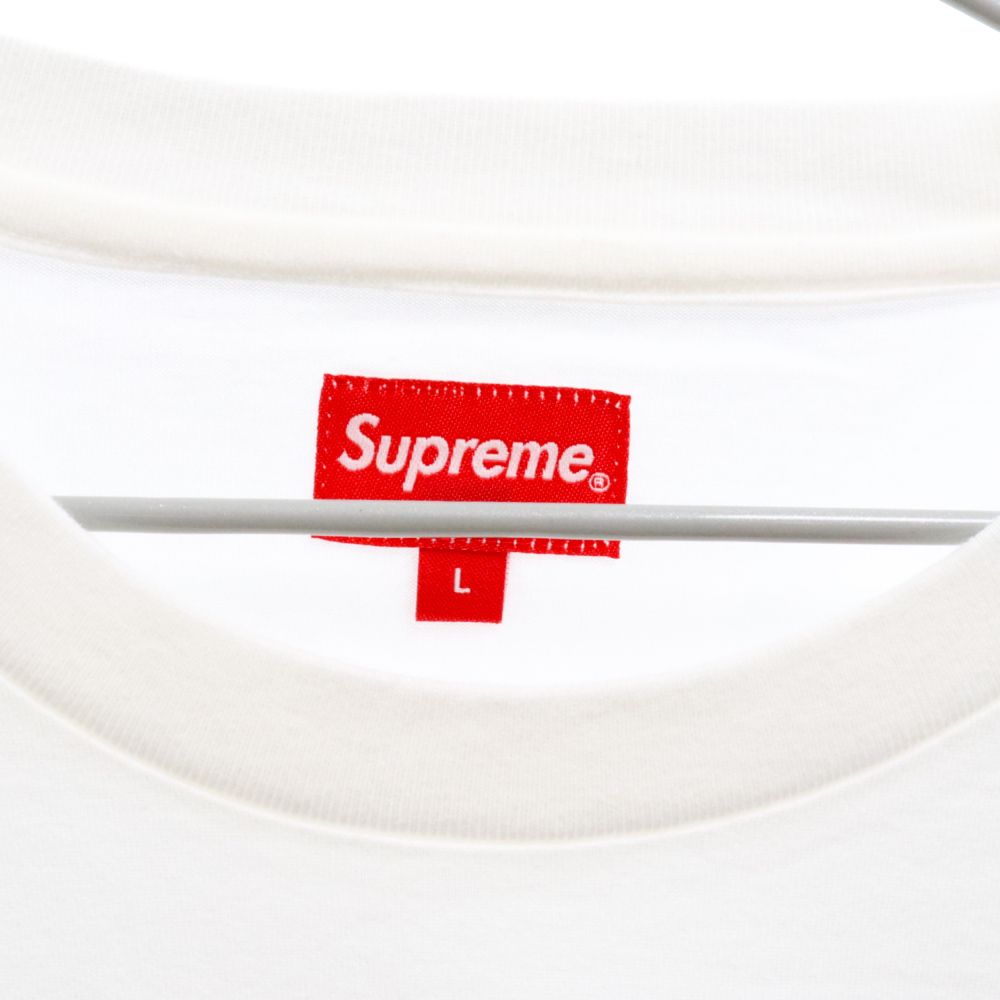21aw supreme geo arc l/s ロンt カットソー 白 SUPREME (シュプリーム) 21AW Geo Arc L/S Top ゲオ アーク