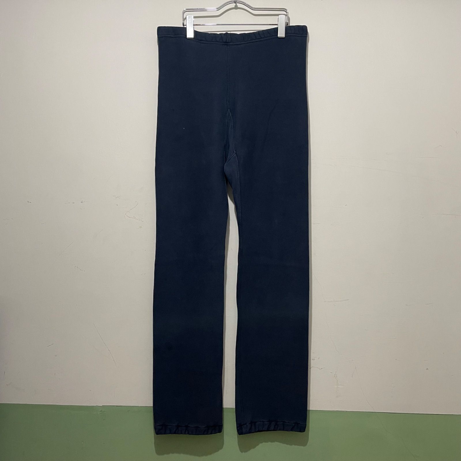 80s CHAMPION LANDS END  REVERSE WEAVE SWEAT PANTS NAVY RW-21A-001