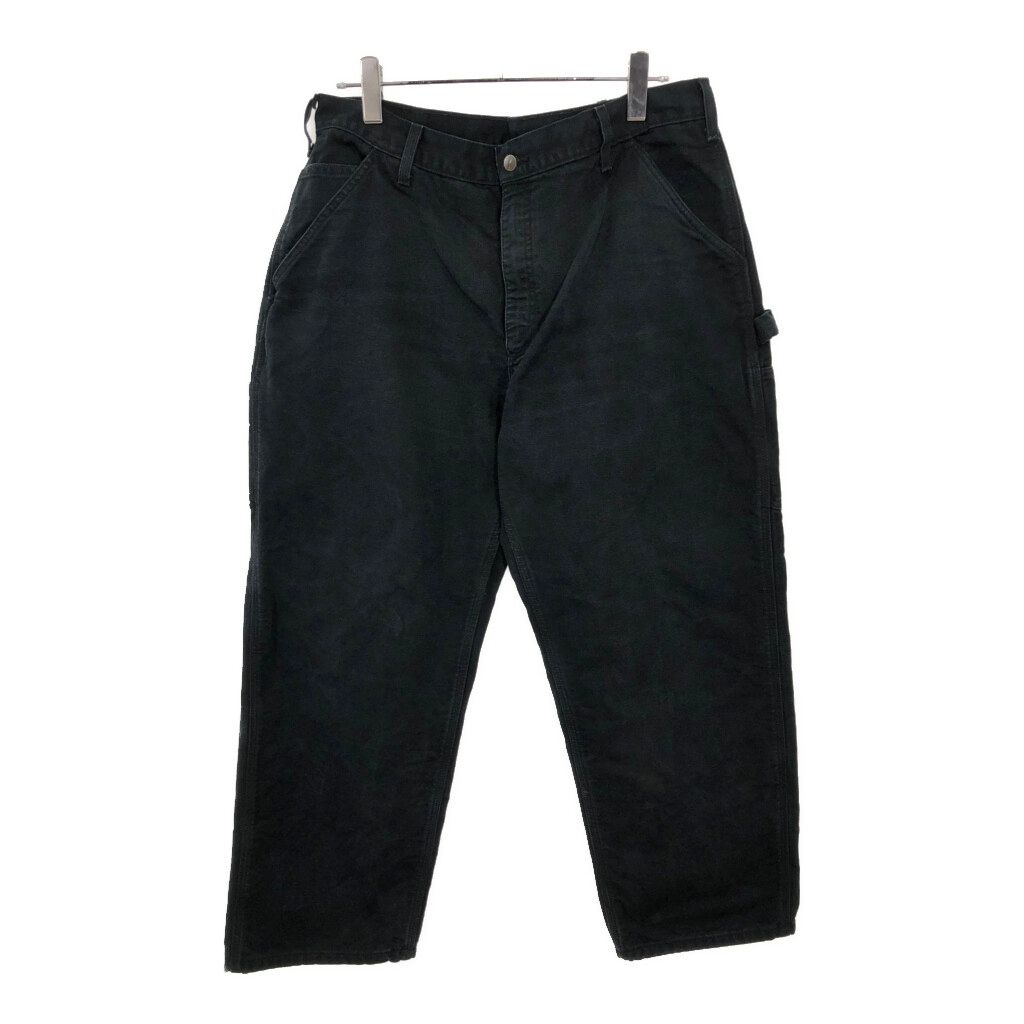 Carhartt カーハート ダック ペインターパンツ ブラック メンズ W38 L30 古着 V2516