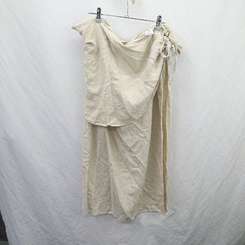 ◇ ⊂ Little $uzie リトルスージー 2way Linen Knot Skirt