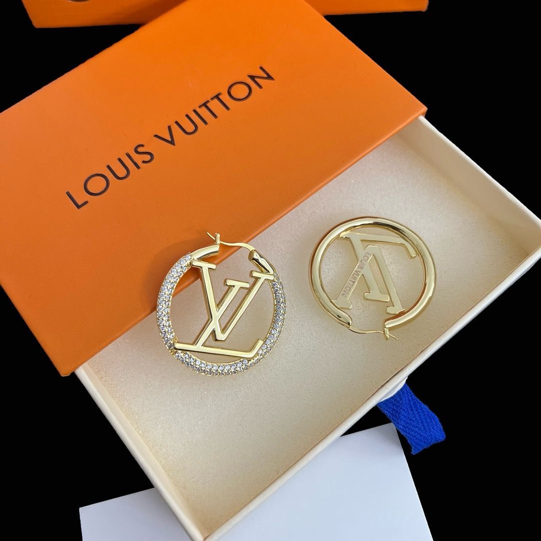 Louis Vuitton  レア ピアスフープ ダイヤモンド  ルイーズ