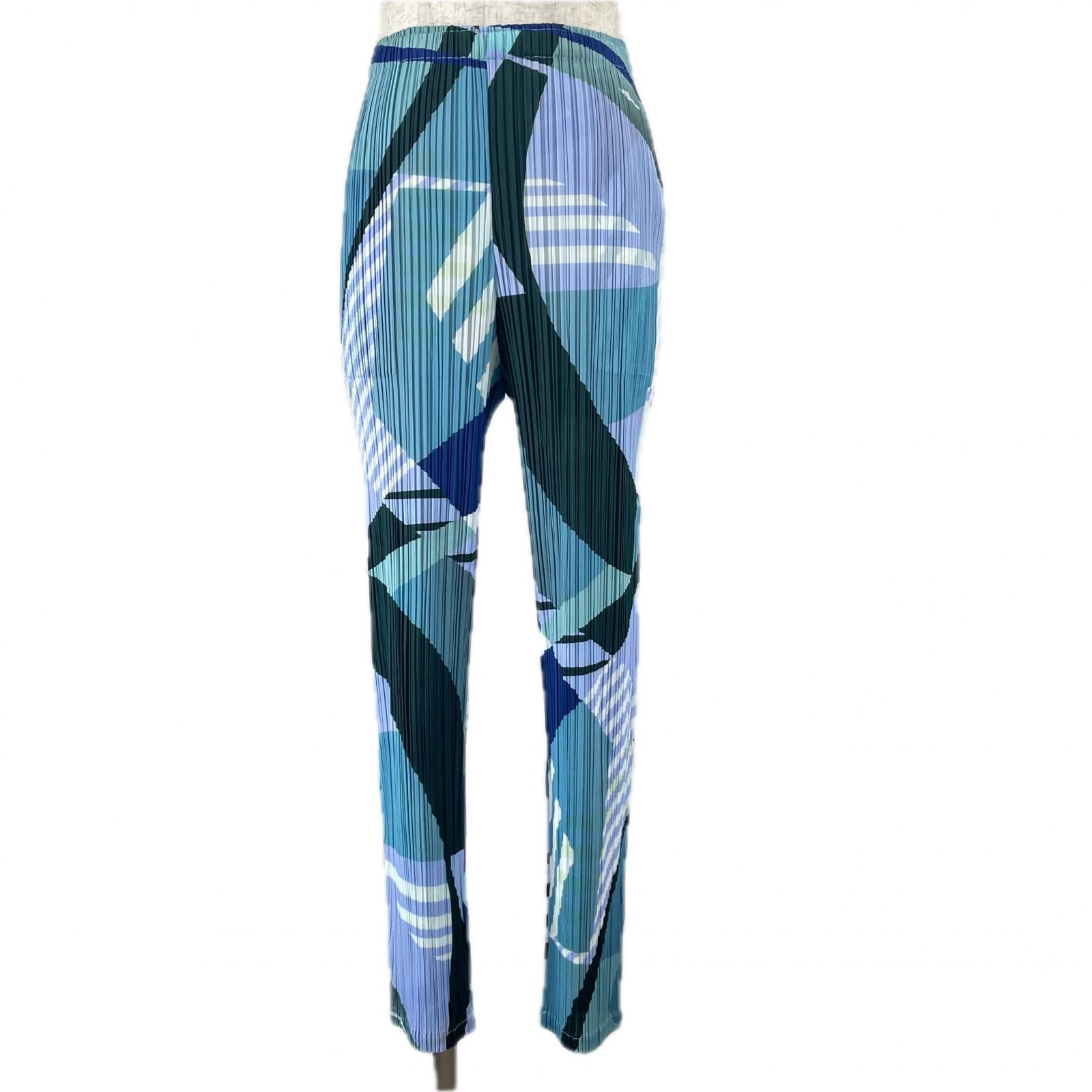 ▲PLEATS PLEASE プリーツプリーズ イッセイミヤケ 23年製 PP31JF673 プリーツ パンツ マルチ 4 レディース