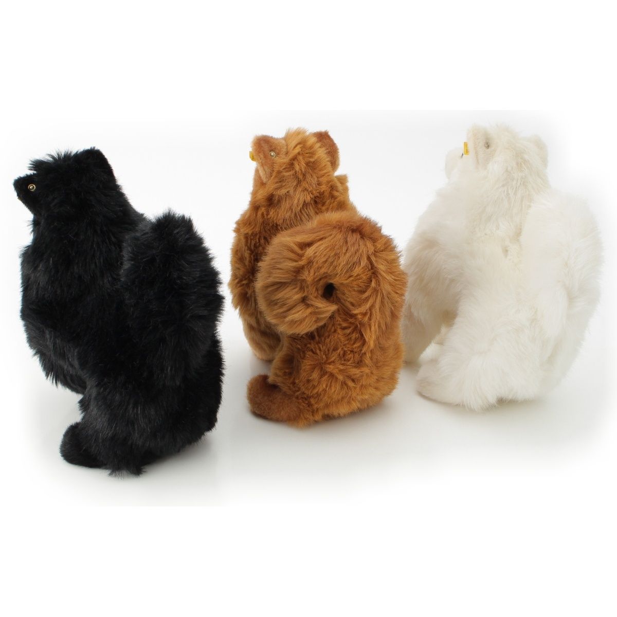 シュタイフ スピッツ ポメラニアン 犬 おもちゃ 玩具 ぬいぐるみ 4120730 ブラック 4121730 ホワイト 4122730 ブラウン マルチ