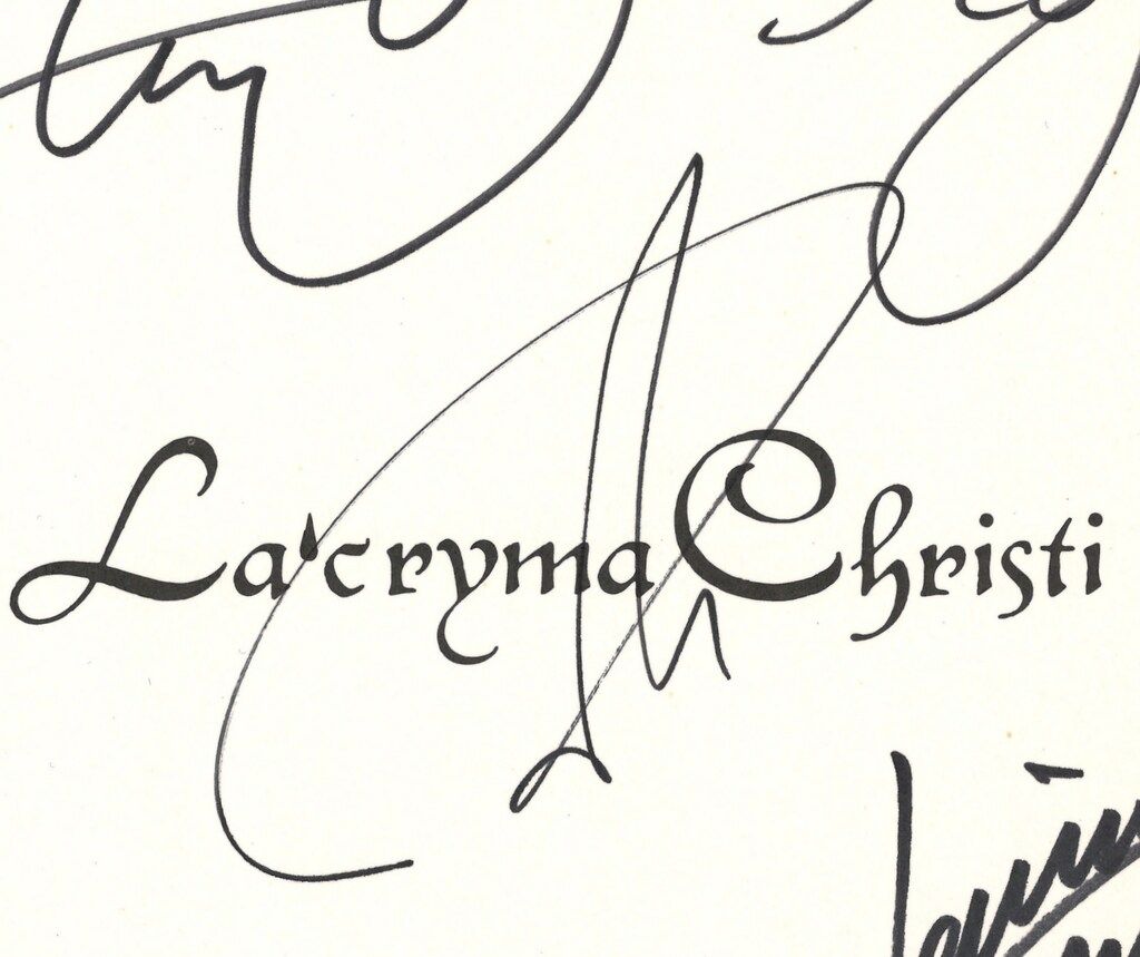 La'cryma Christi【Resurrection】直筆サイン入り La'cryma Christi 1997 「Sculpture of Time」 発売記念イベント