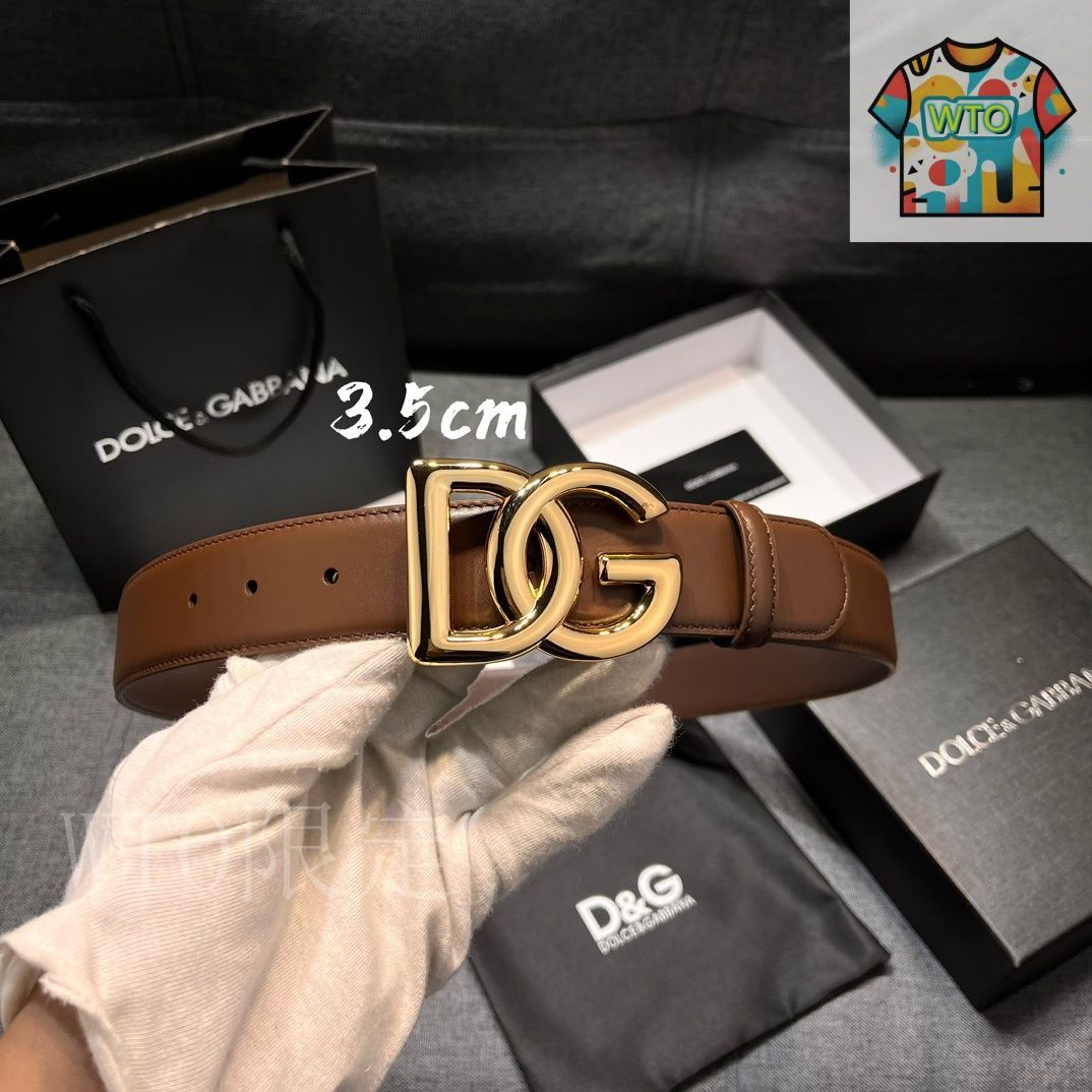 今日WTO】Dolce & Gabbana ドルチェ & ガッバーナ レザーベルト