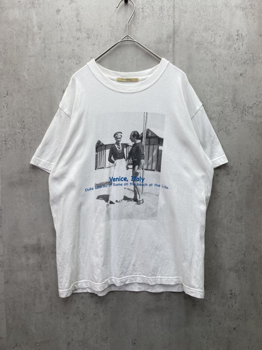 Curensology LIFE 別注CHTシャツ　タテ　ホワイト　ココシャネル Curensology カレンソロジー LIFE 別注CHTシャツ タテ ホワイト