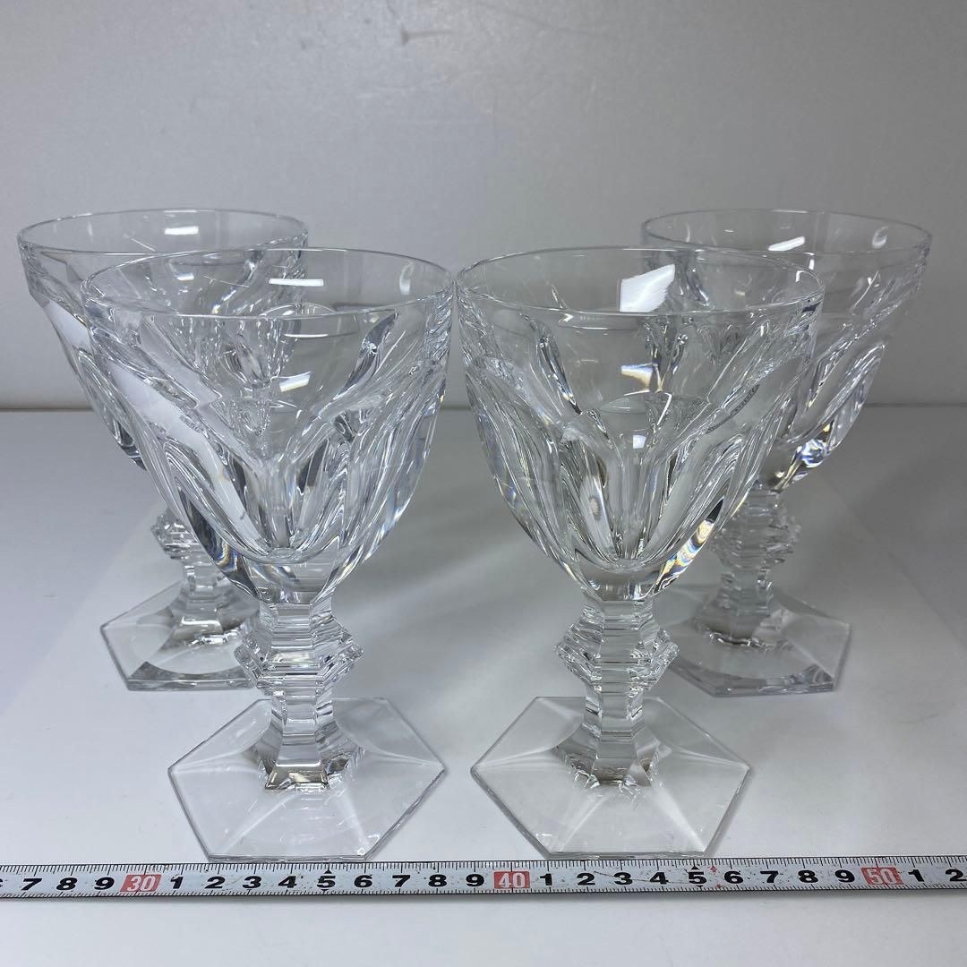 洋3 バカラ アルクールワイングラス4客 高さ15.7㎝ 東里6-1121