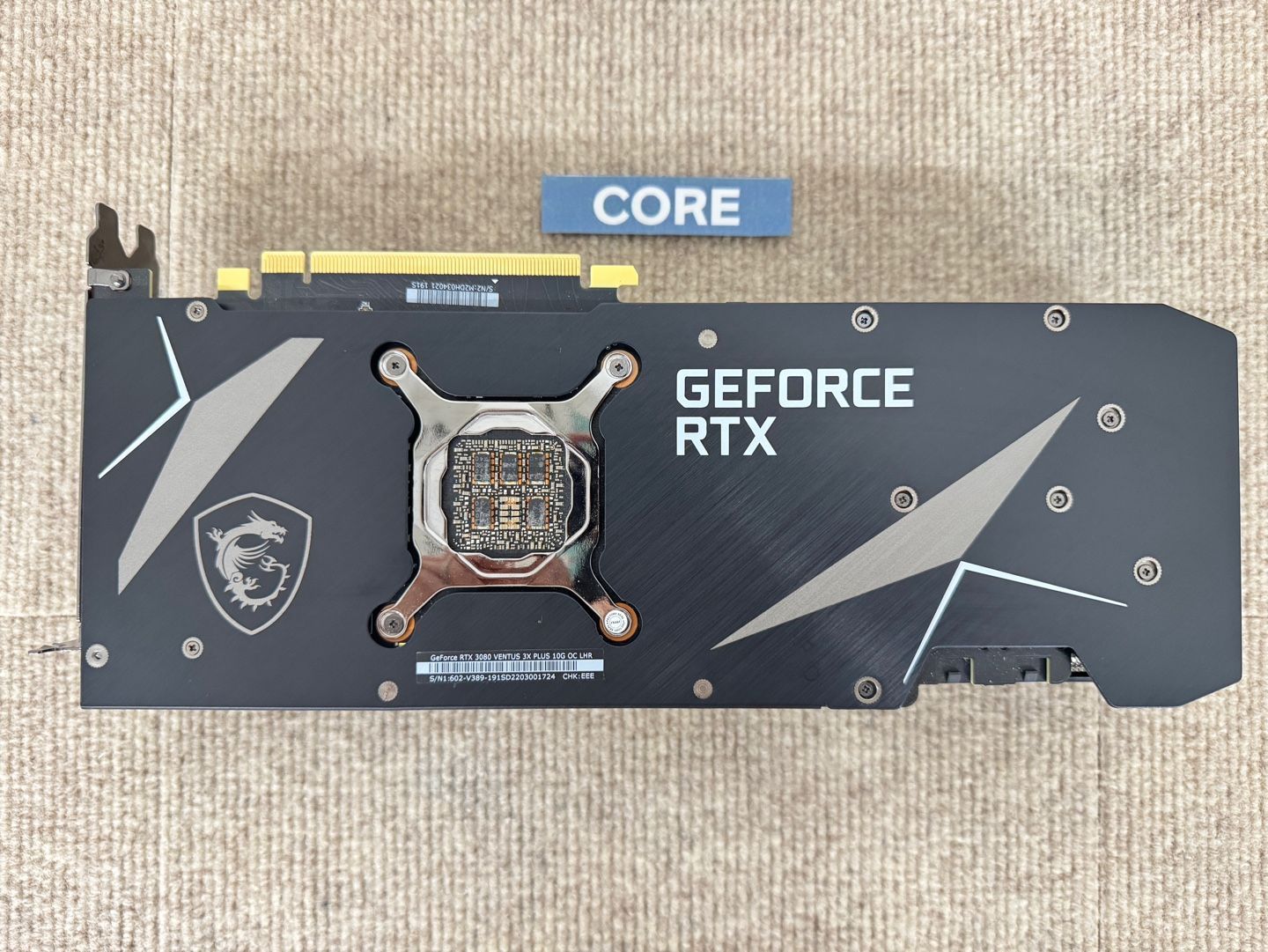MSI GeForce RTX 3080 VENTUS 3X PLUS 10G OC LHR グラフィックボード 