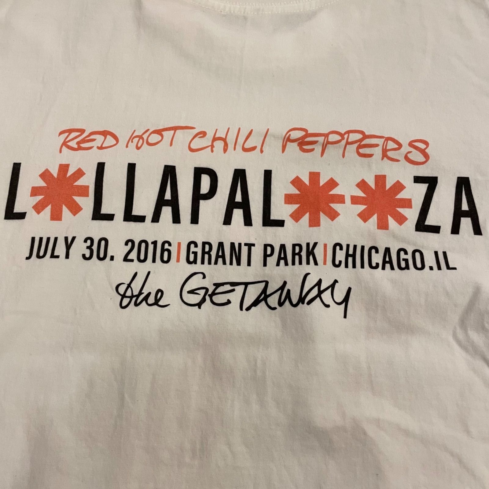 lollapalooza Tシャツ　白　レッチリ　ロラパルーザ lollapalooza Tシャツ 白 レッチリ ロラパルーザ lollapalooza T